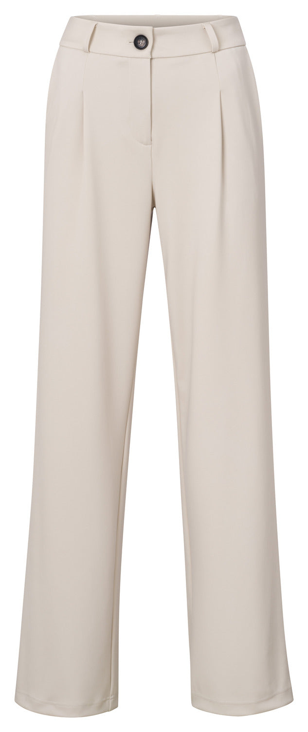 Yaya- Jersey Trousers - Light Grey