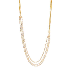 BLINK Crystal Necklace Gold