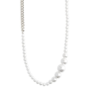 BEAT Pearl Necklace Silver