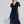 Load image into Gallery viewer, Silky Knit and Chiffon Flowy Wrap Dress- Sapphire Blue**
