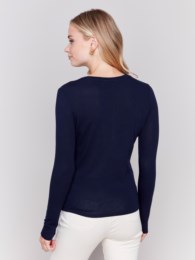 Navy Soft Jersey Crewneck