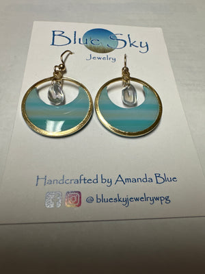 Blue Moon Earrings