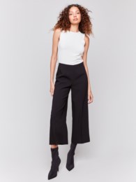 Cropped Wide Leg Pants