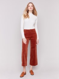 Corduroy Cropped Flare Pant