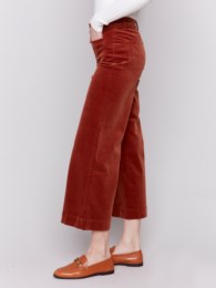 Corduroy Cropped Flare Pant