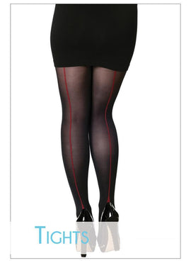 Cest Moi Tights/ Red stripe
