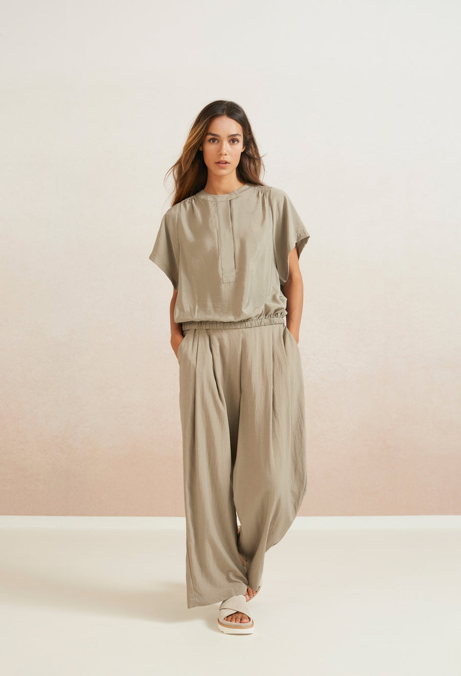 Flowy Wide Leg Trousers