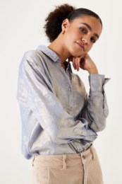 Shimmer Button Up Shirt