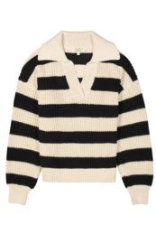 Black Stripe Pullover