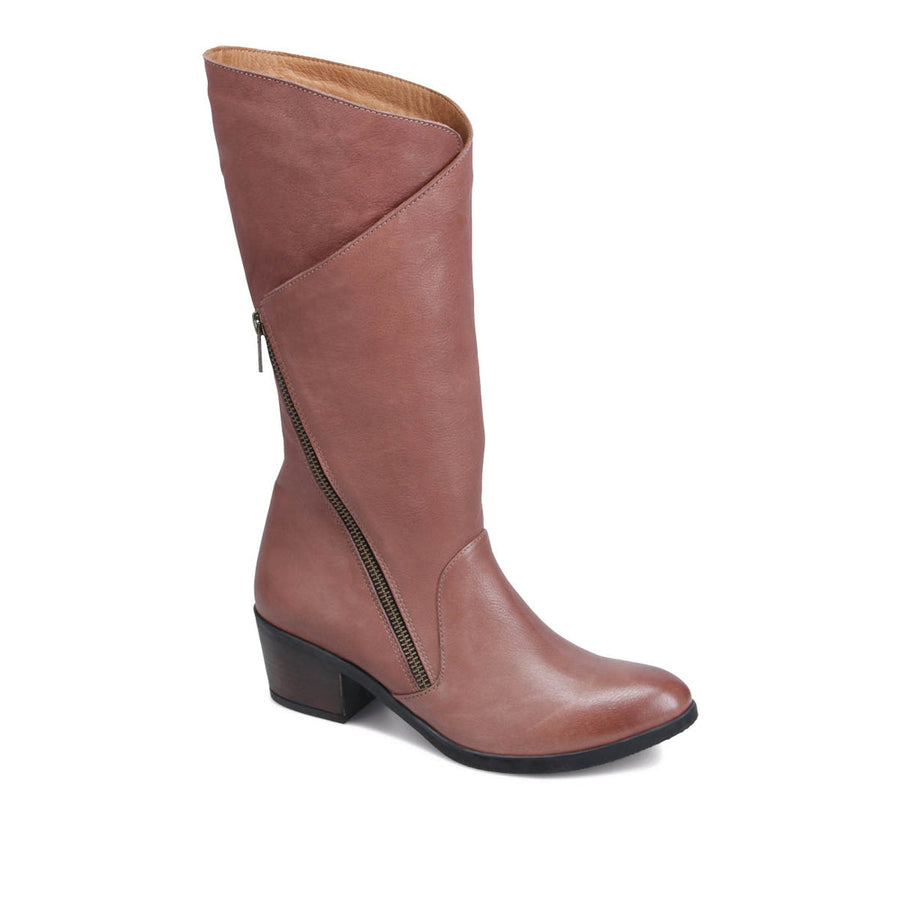 Camille Boots Black or Tan Leather