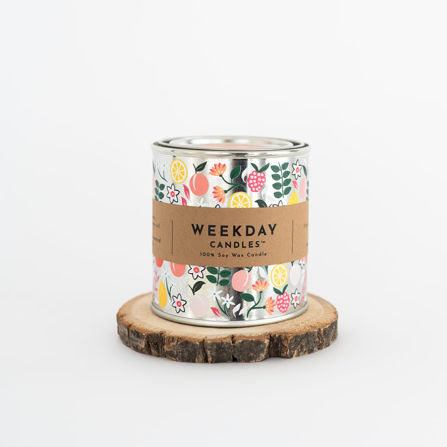 Weekday Candles - Paint Tin Candle | Orchard | Home Decor | Eco-Friendly