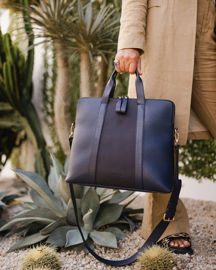 THe Rhodes Suede Laptop Bag