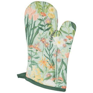 Bees & Blooms Spruce Mitt