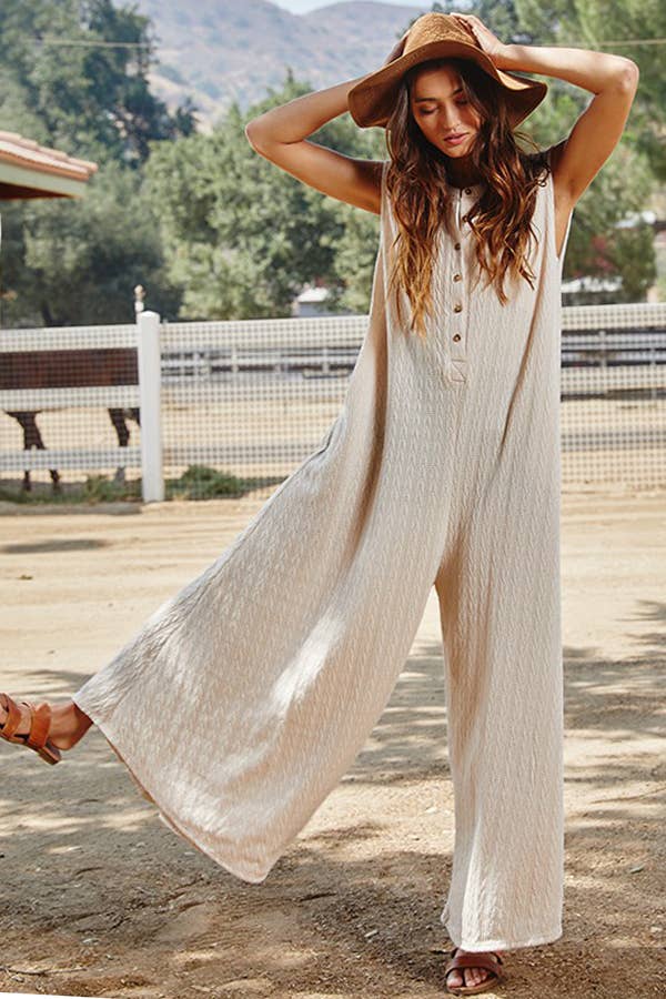 Dusty Pink Braided Overalls • Boho Silk with Cotton Maxi Jumpsuit