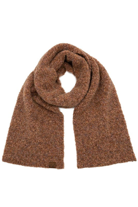 C.C Mixed Color Boucle Scarf