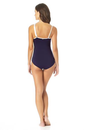 Assymetrical Mesh One Piece Swimsuit