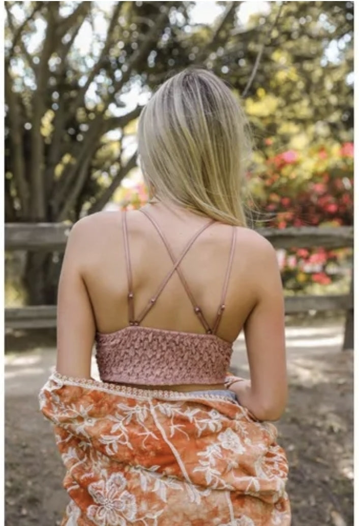 Women's Crochet Lace Longline Bralette – BellanBlue