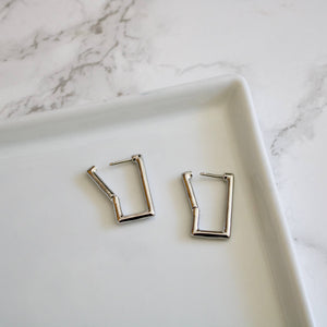 TISH jewelry - Romi // Rectangle Hoop Earrings
