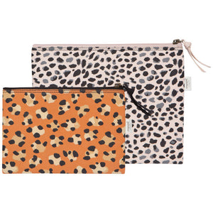 Set of 2 Wild Hearts Pouches